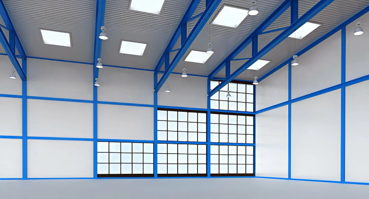 Structural steel beams and columns available at Metal Warehouse Inc.