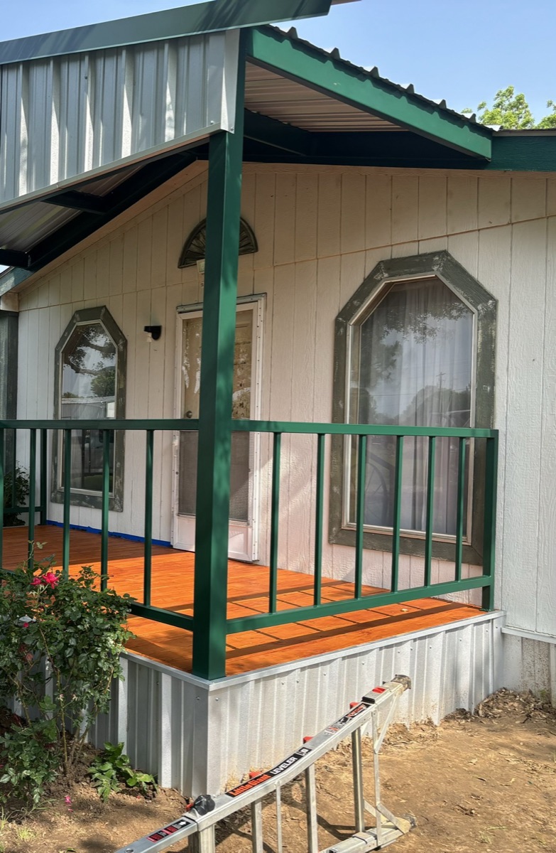 Metal building exterior