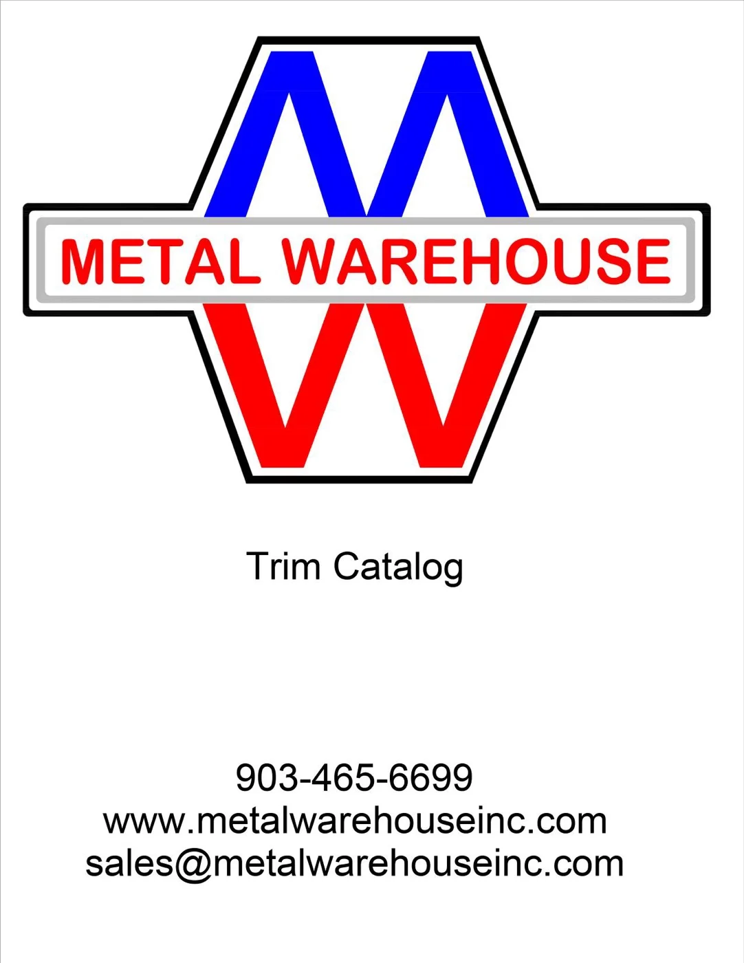 Metal Warehouse trim catalog page 1 of 23