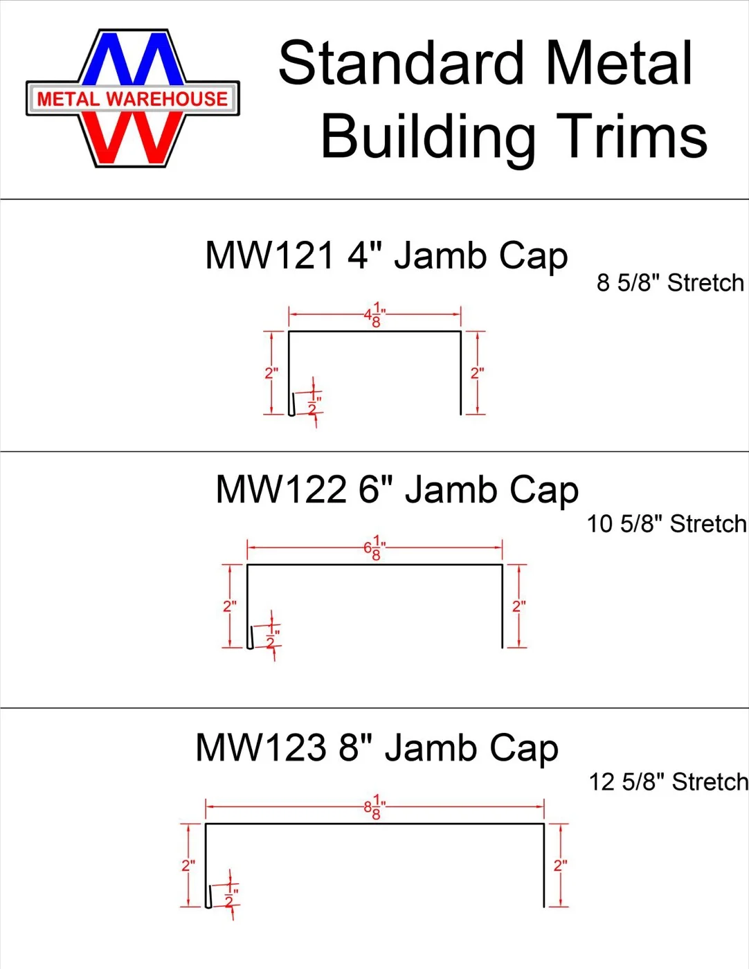 Metal Warehouse trim catalog page 5 of 23