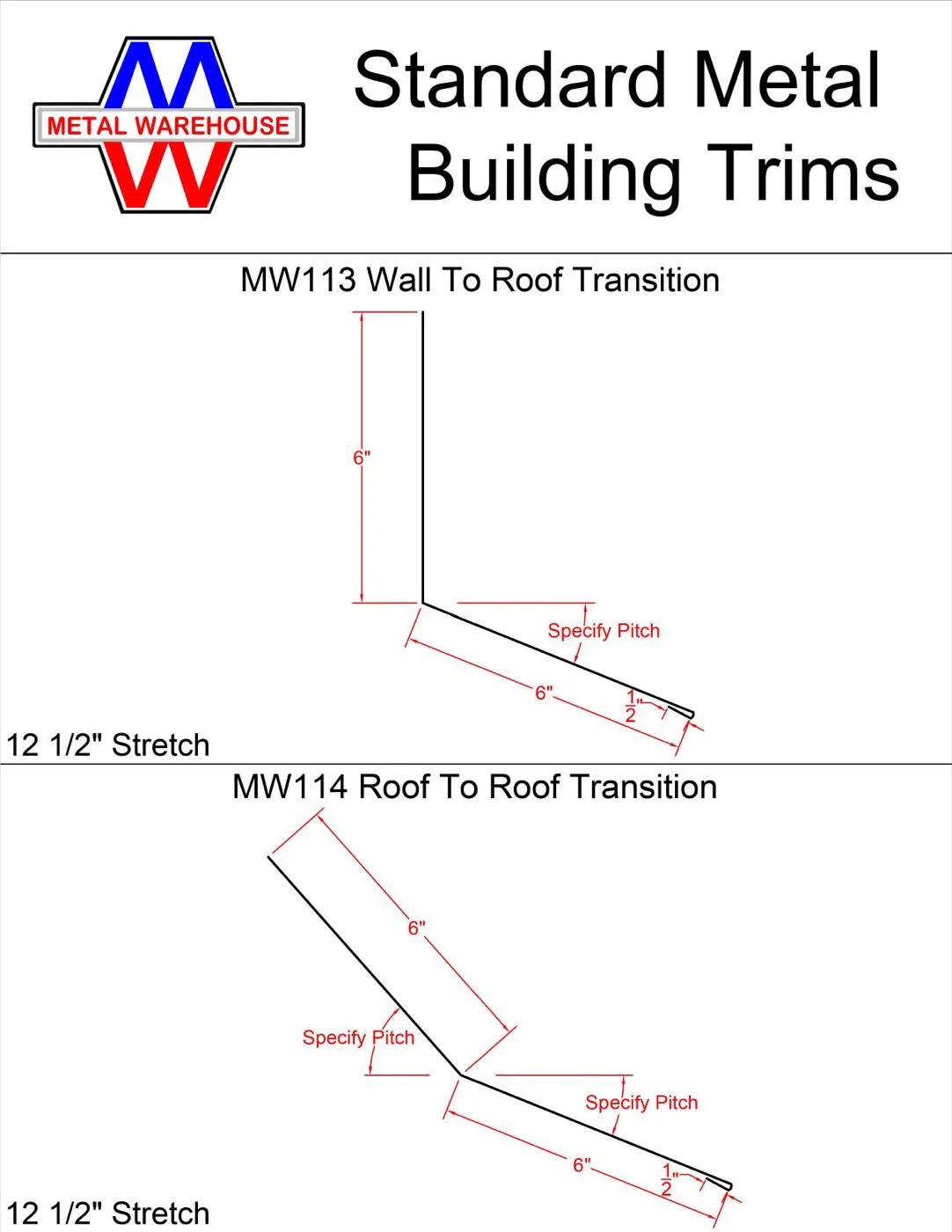 Metal Warehouse trim catalog page 7 of 23