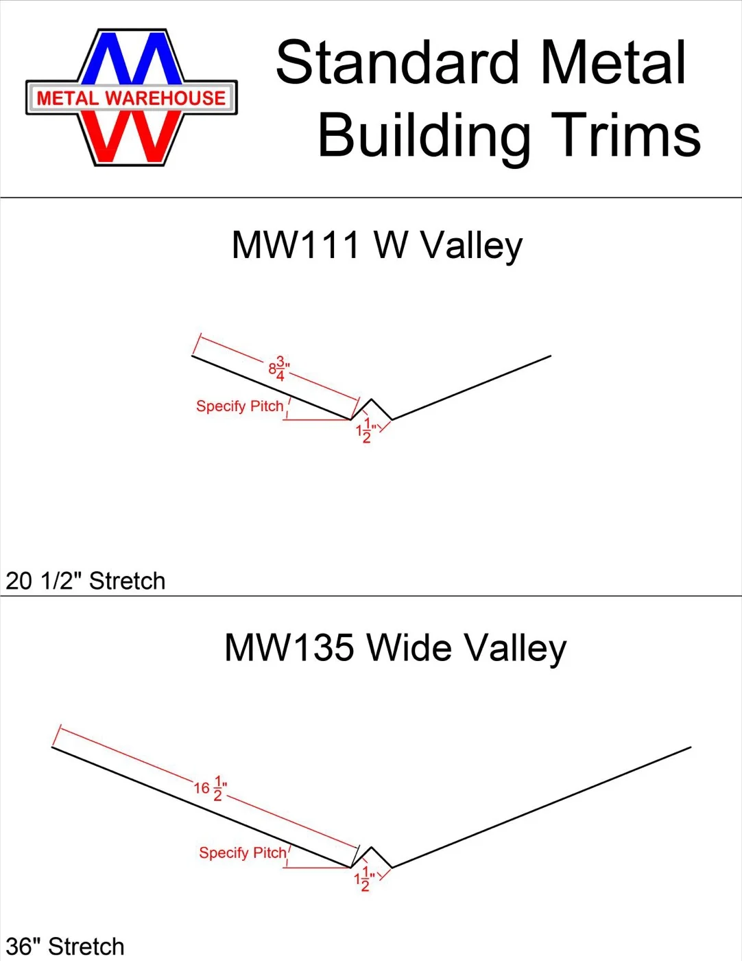 Metal Warehouse trim catalog page 8 of 23
