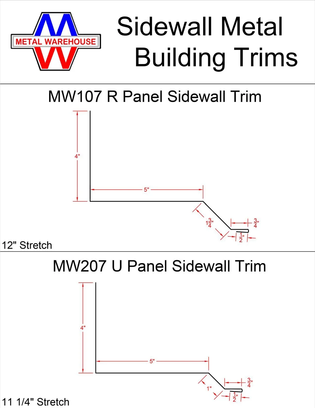 Metal Warehouse trim catalog page 13 of 23
