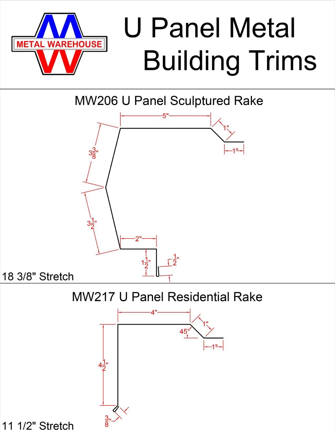 Metal Warehouse trim catalog page 16 of 23