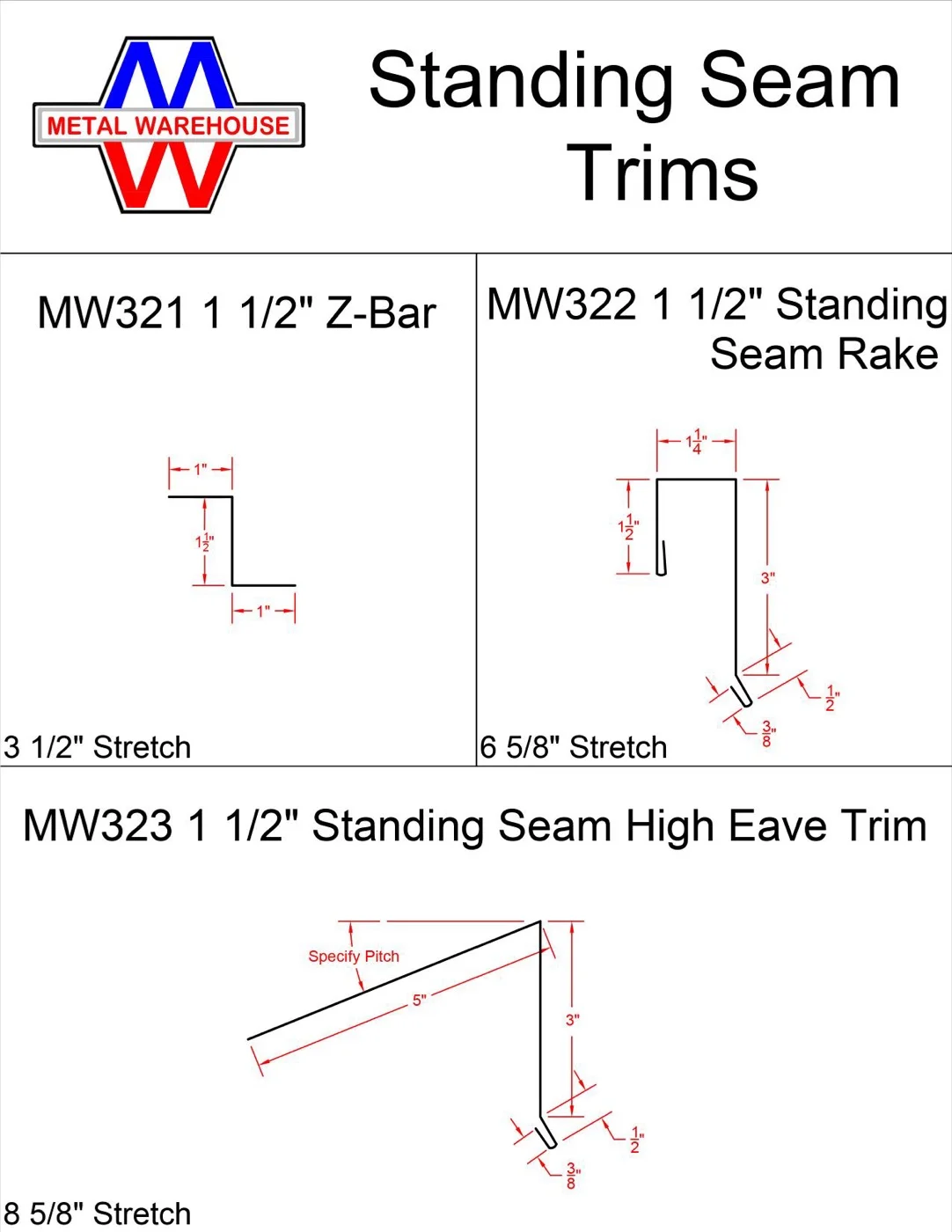 Metal Warehouse trim catalog page 19 of 23