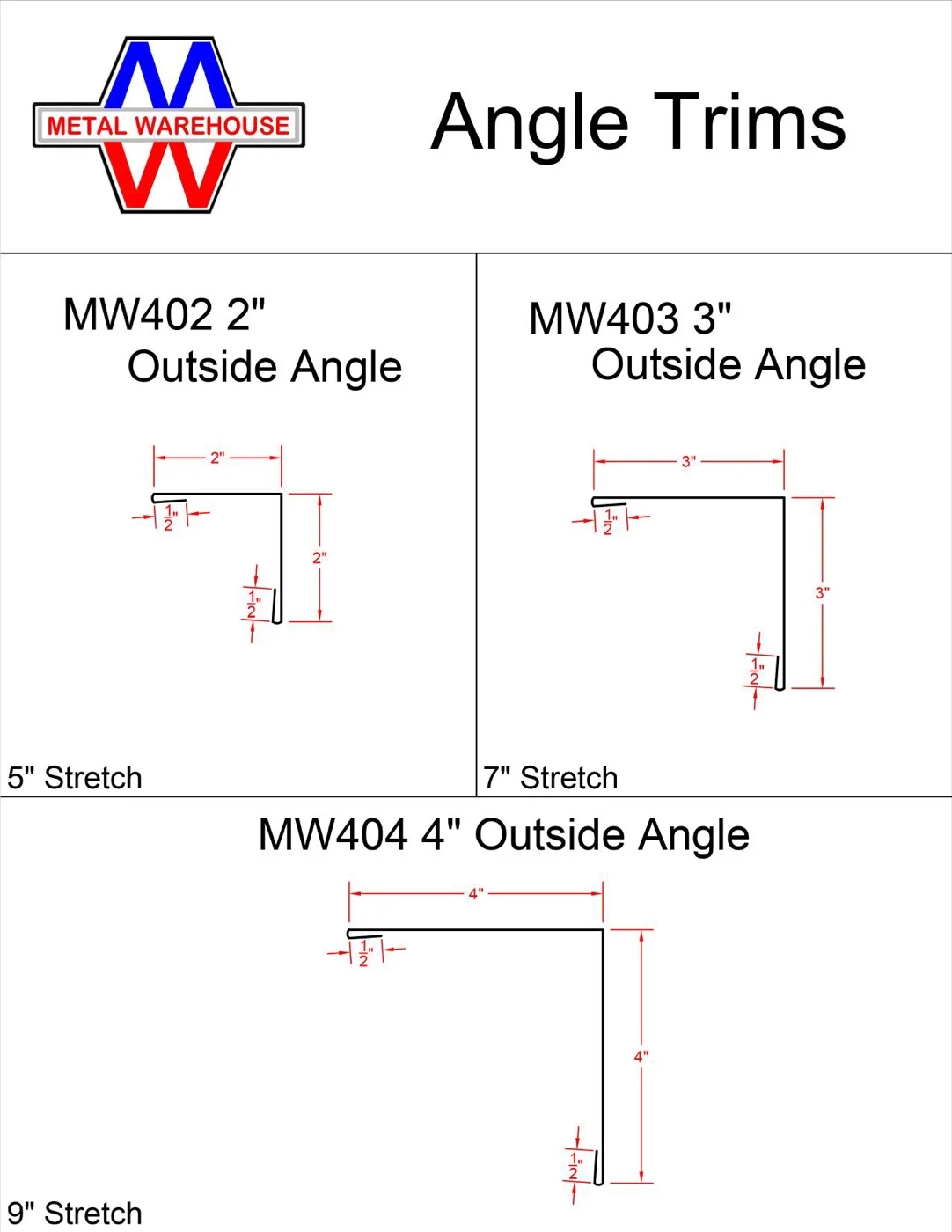 Metal Warehouse trim catalog page 21 of 23